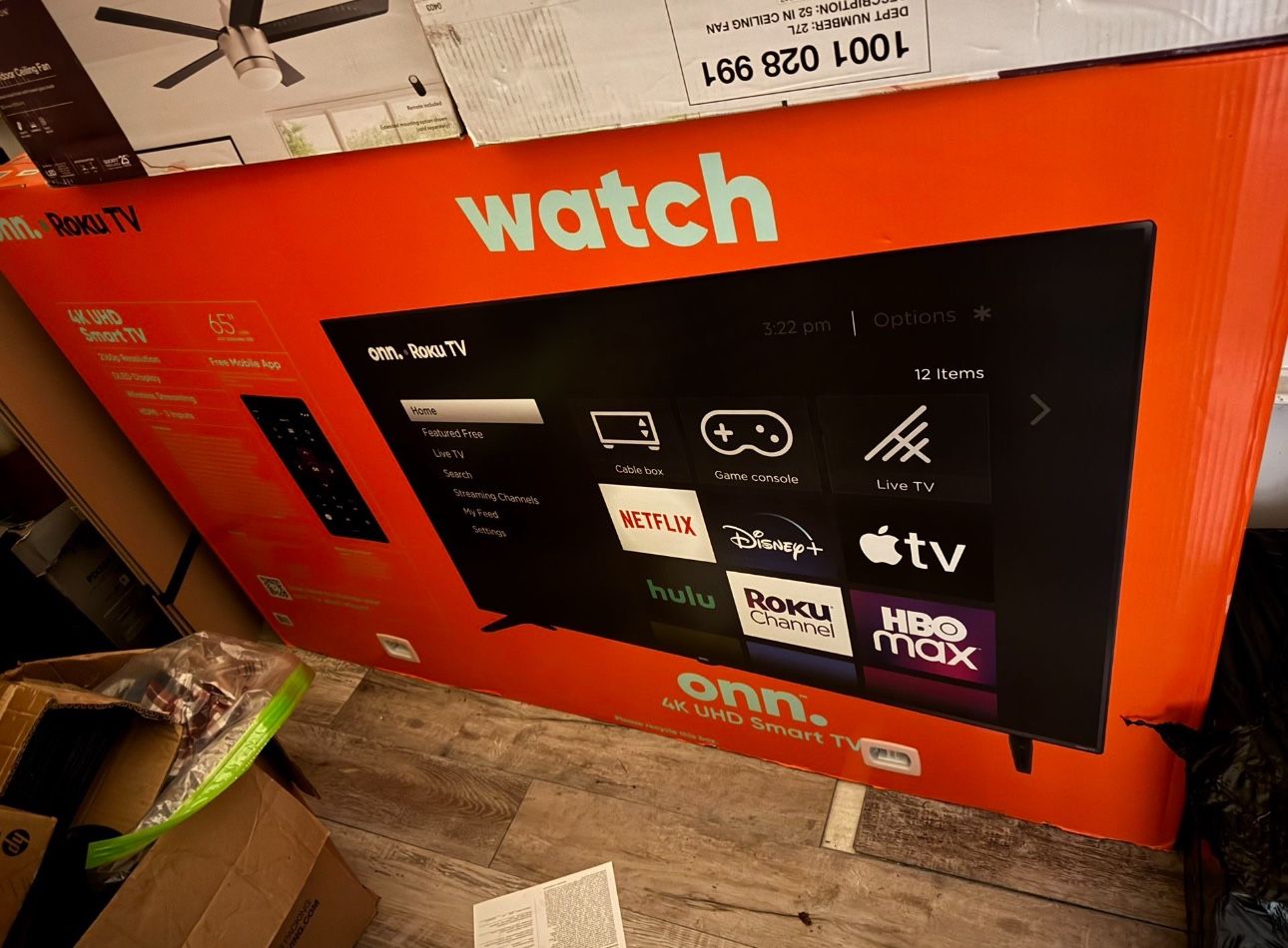 New 65 Inch Onn Tv 