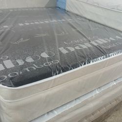 $200 Queen Pillow Top Mattress Only Brand New Free Delivery Same Day 
