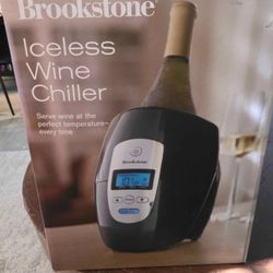 Brookstone Iceless Wine Chiller — Brand New — $30 (Retails for $75)