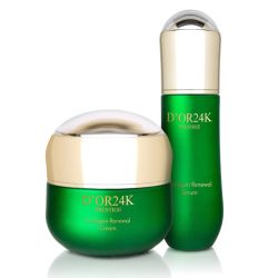 D’OR24k Collagen Renewal Cream & Serum Set