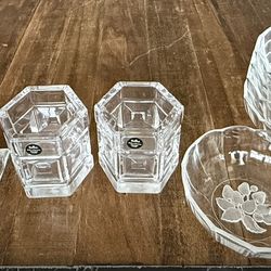 Various Vintage Glass Pieces