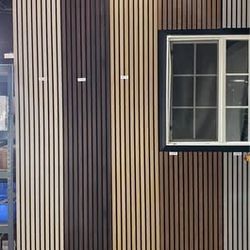 Acoustic MDF Slat Wall Panel 21" x 106" in Various Colors | Indoor Soundproof Interior Wall Design