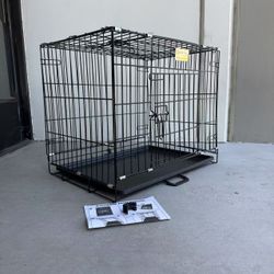 NEW Foldable Pet Cage Dog Crate 24” wire cage folding cage steel cage