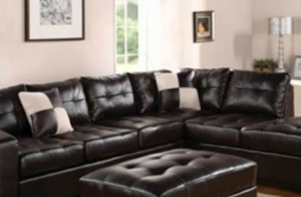 New Leather Sectional Sofa Liquidation Sale