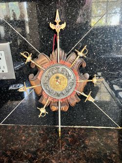 Toledo Spain Decorative Wall Hanging Swords Shield