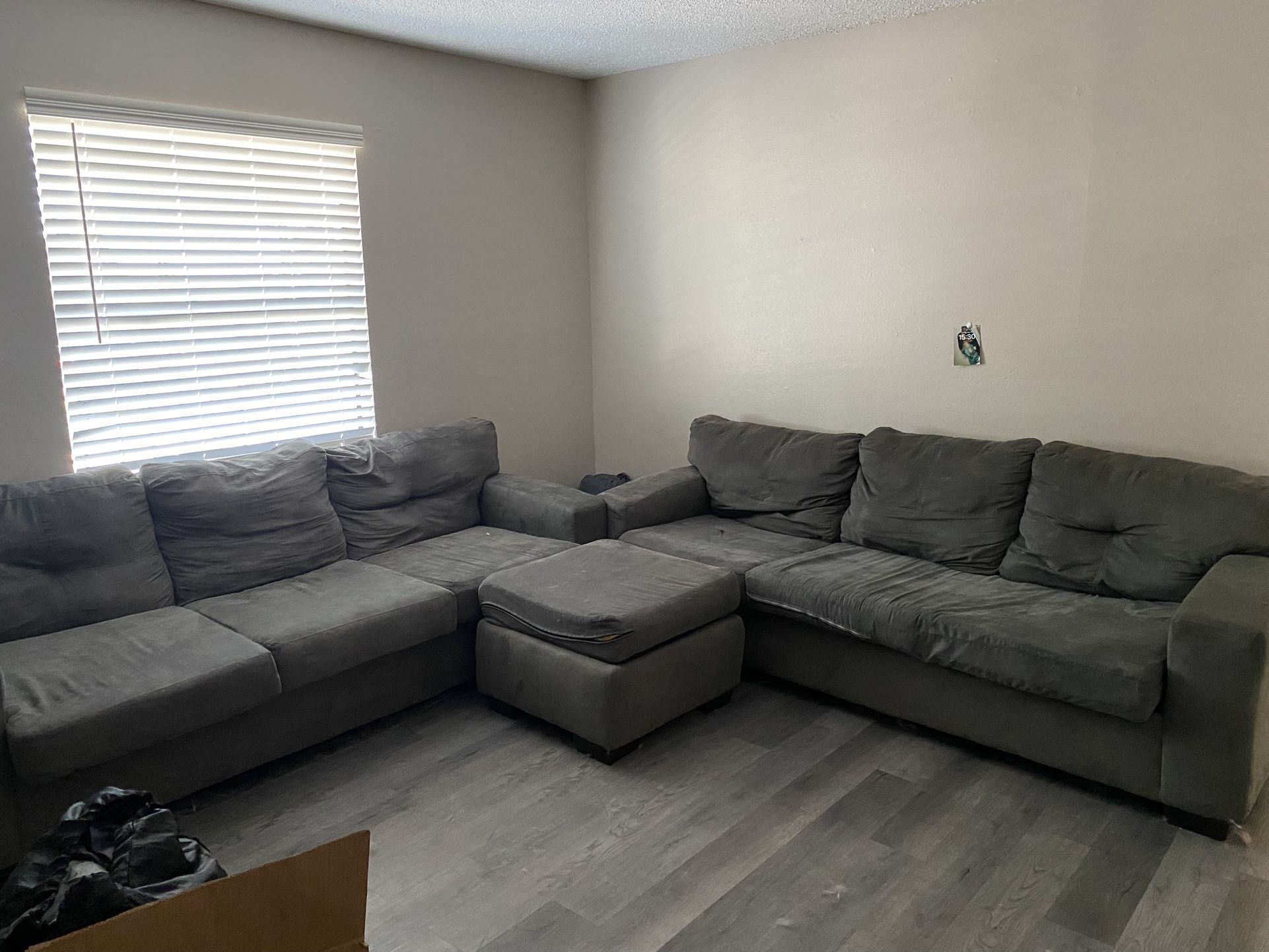 Couches & ottoman Grey for Sale in El Paso, TX OfferUp