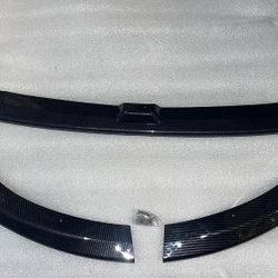 Carbon Fiber Look Front Bumper Lip CS2-Style  08-10 Subaru WRX STI  Borde del parachoques delantero con apariencia de fibra de carbono