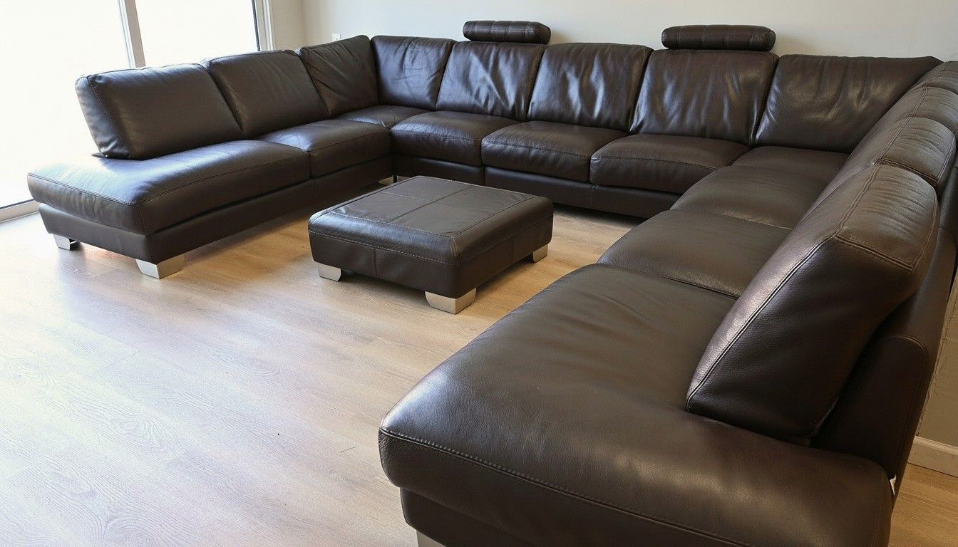 Gamma Arredamenti Leather Sectional - I WILL DELIVER
