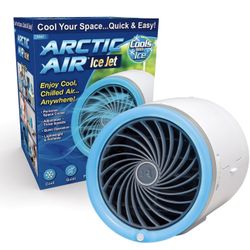 2 Arctic Air Ice Jet Air Cooler, 3 Speed Portable Cooler (OPEN BOX)