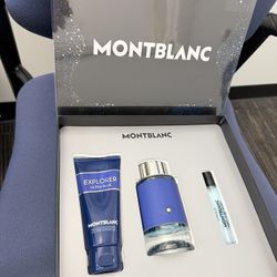 Montblanc Explorer Ultra Blue 3-Pc. Gift Set