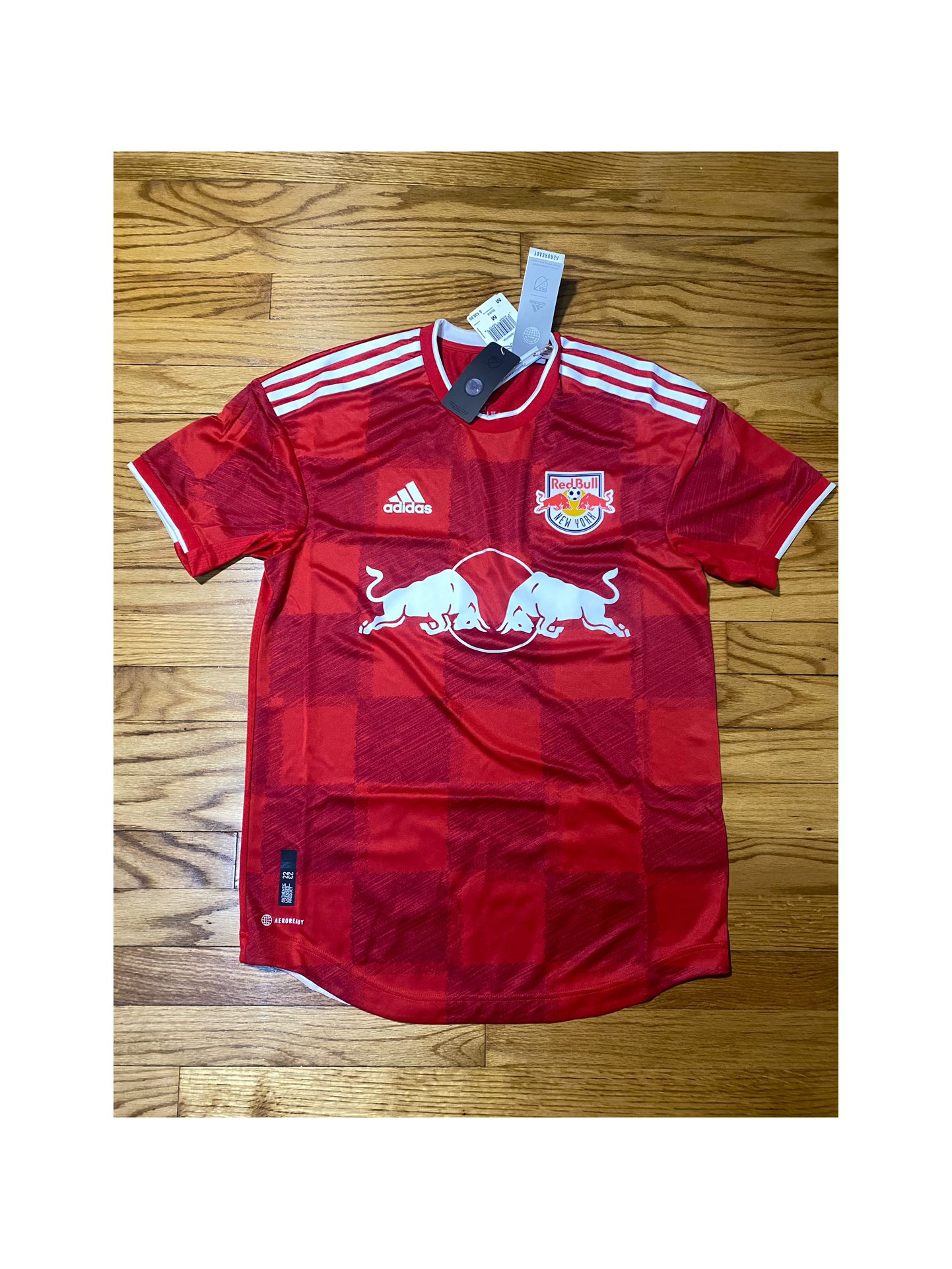 New York Red Bulls Jersey 2022/23 Adidas Authentic Soccer MLS Men’s Sz 3XL New  
