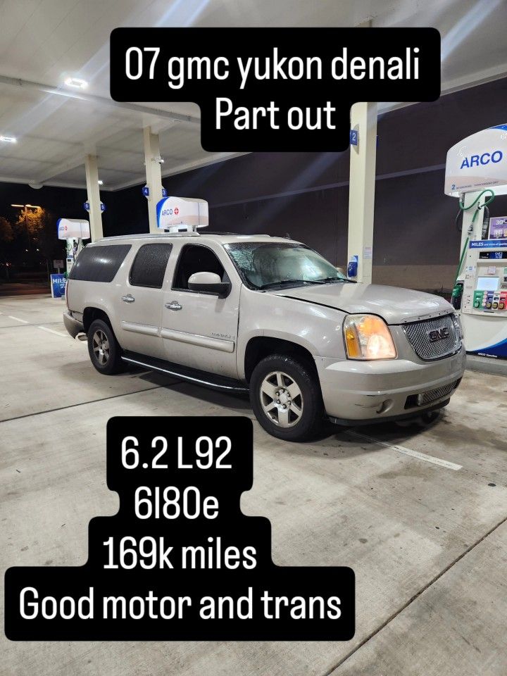 2008 Gmc Yukon Denali 6.2 6l80e Awd Part Out