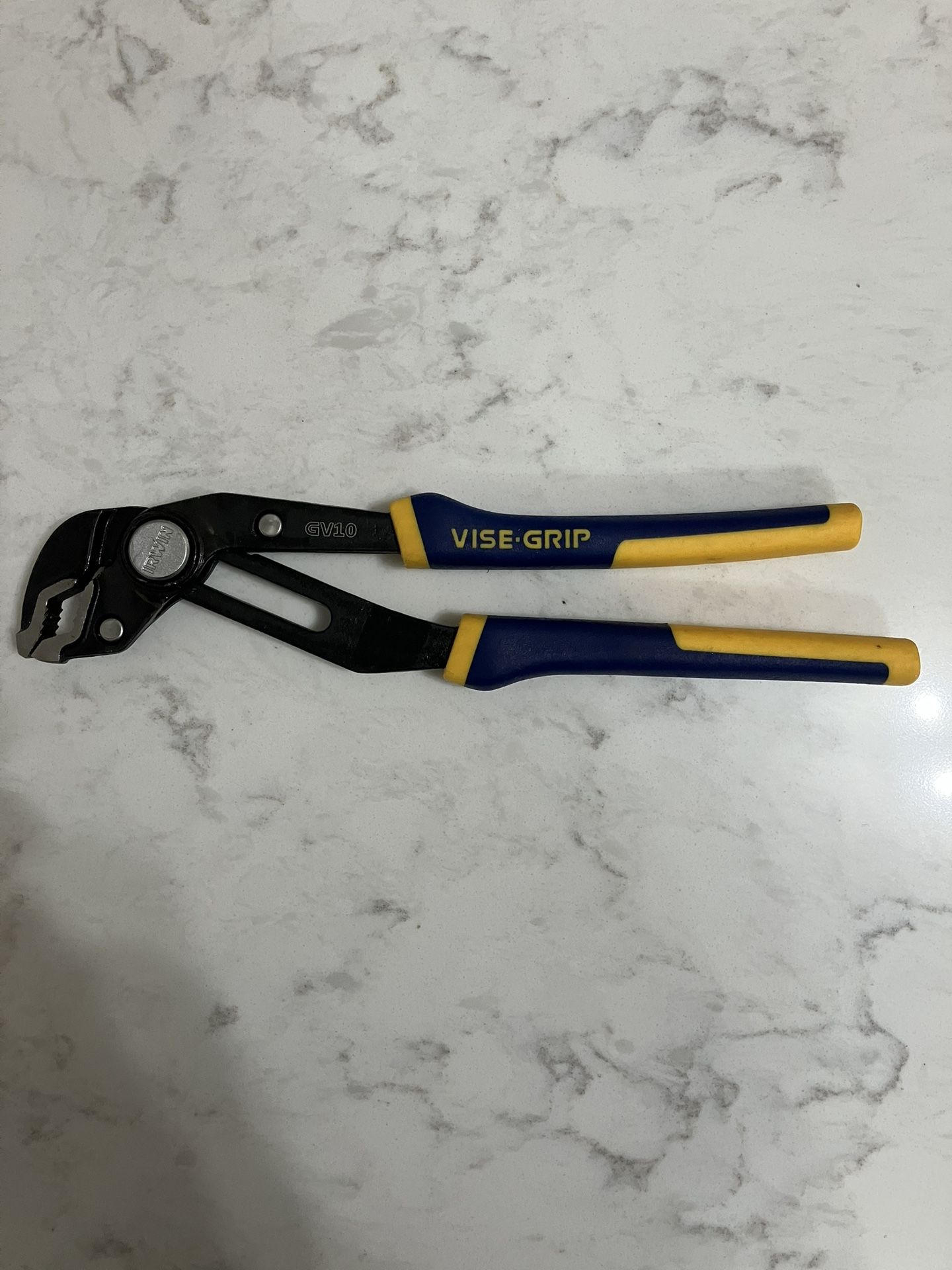 Irwin Vise- Grip Pliers  V-jaw 10” Press & Slide Button  Anti- Pinch. Anti- Slip