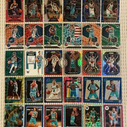 Charlotte Hornets 30 Card Basketball Lot! Rookies, Prizms, Parallels, Memorabilia, Short Prints, Case Hits, Variations & More!