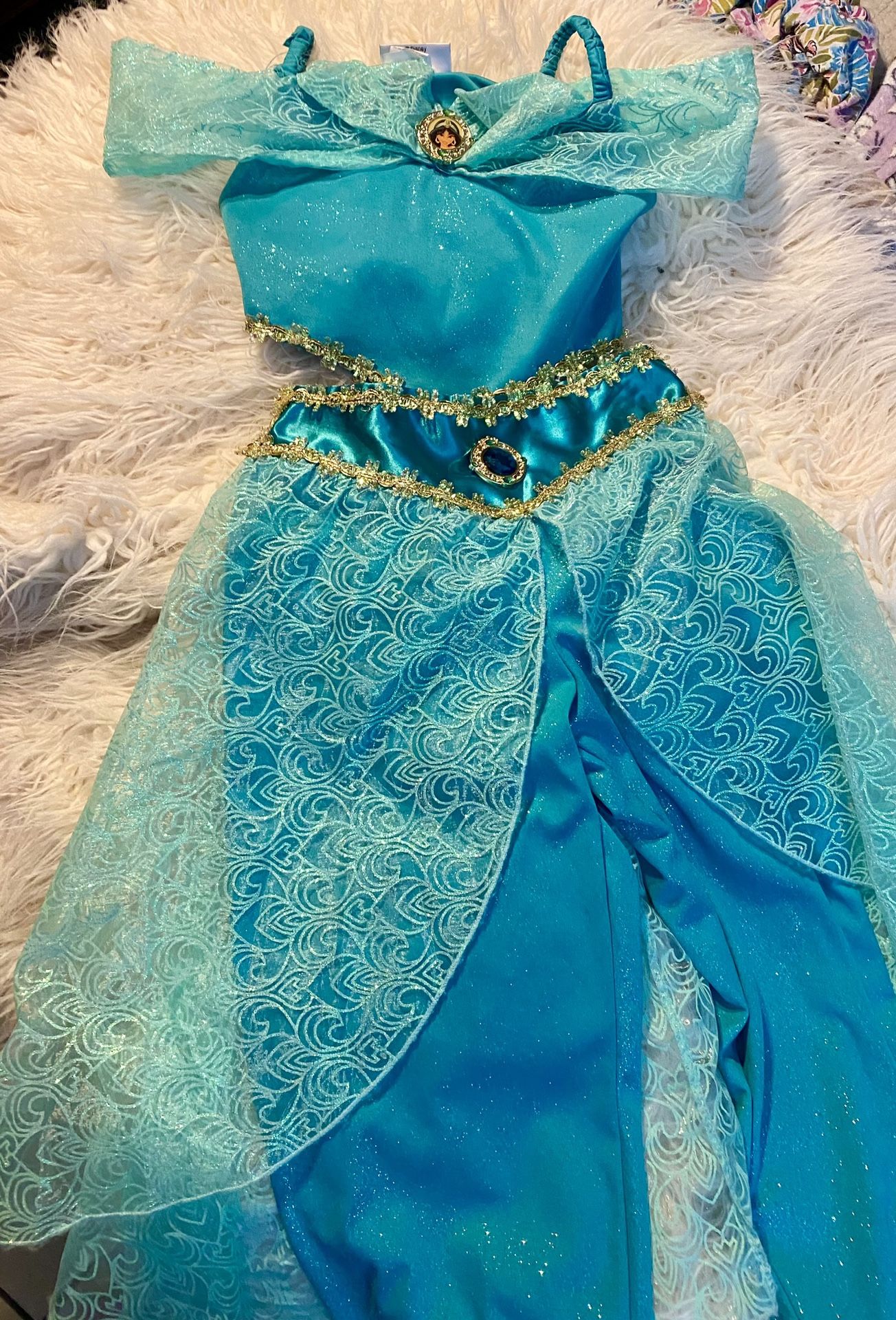 Authentic Disney Park Princess Jasmine Costume Size 7/8