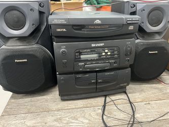 Old Radio and Speakers