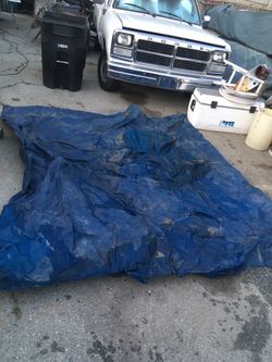 Free approximate 10x10 SERIOUS tarp, water proof, no joke, 