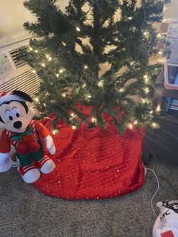 Christmas Tree Skirt And Stockings 