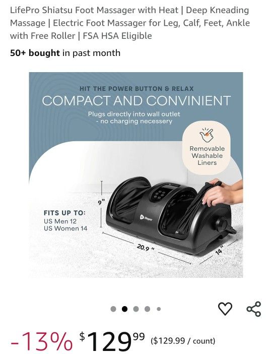 LifePro Shiatsu Foot Massager