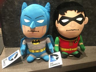 Batman & Robin Plush Dolls