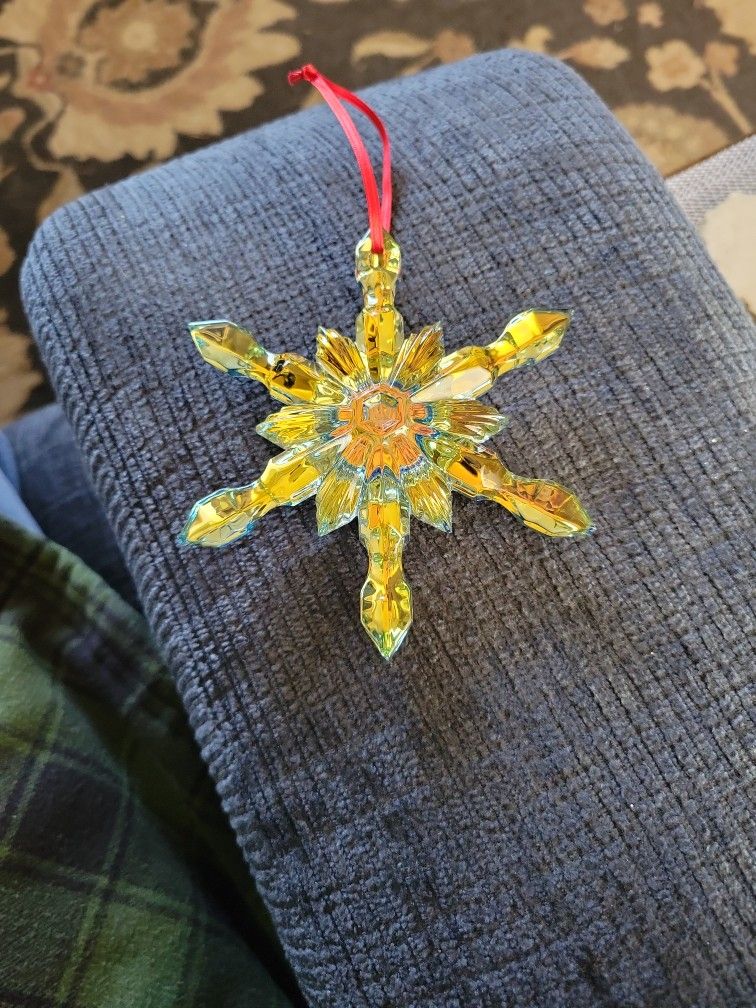 Baccarat Snowflake Ornament