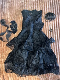 Wednesday Girls Costume Dress