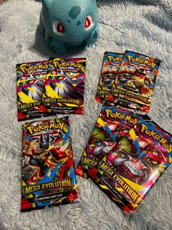 New Pokemon mega evolution booster packs