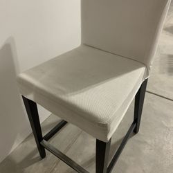 White Bar Chair $10