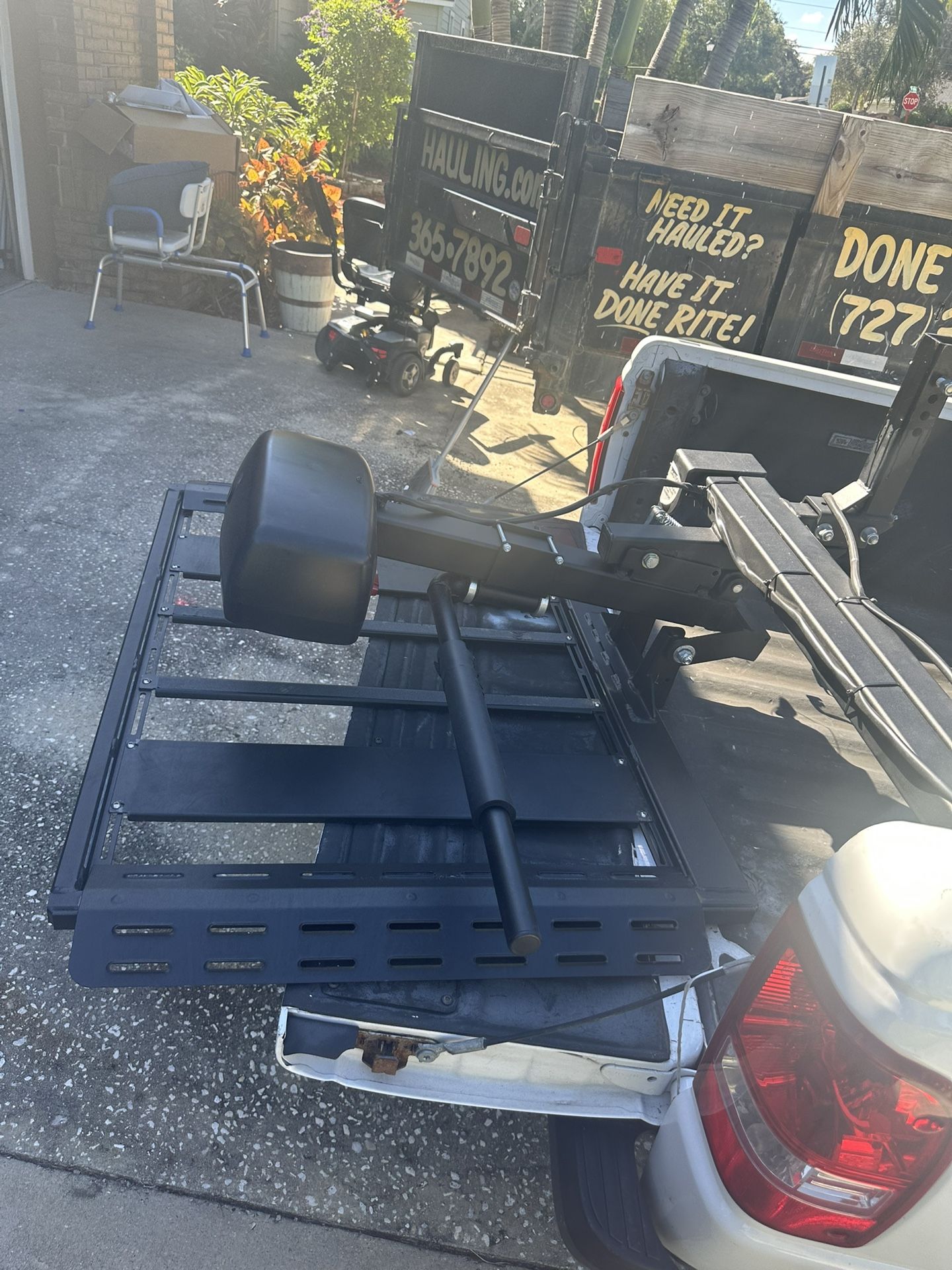 Hitch Mounted Lift For Car