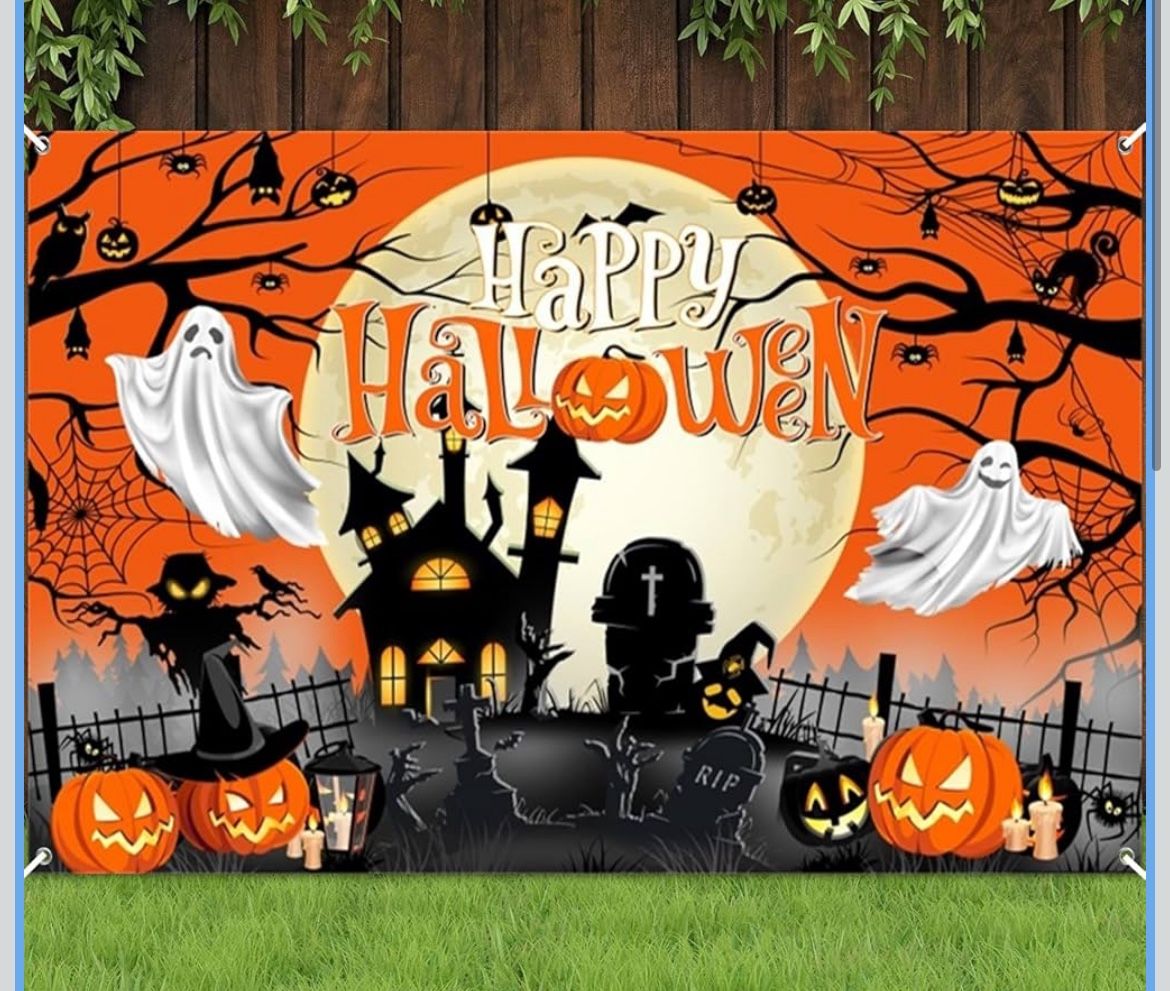 10x8ft Halloween Backdrop 