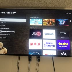 TCL 43” TV FOR SALE 