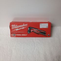Milwaukee M12 cordless 3/8" right angle drill, model 2415-20 Tool Only