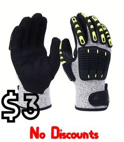 (NEW) Cut / Impact Resistant Gloves - Large