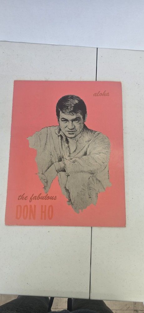  Aloha the fabulous Don Ho concert program.