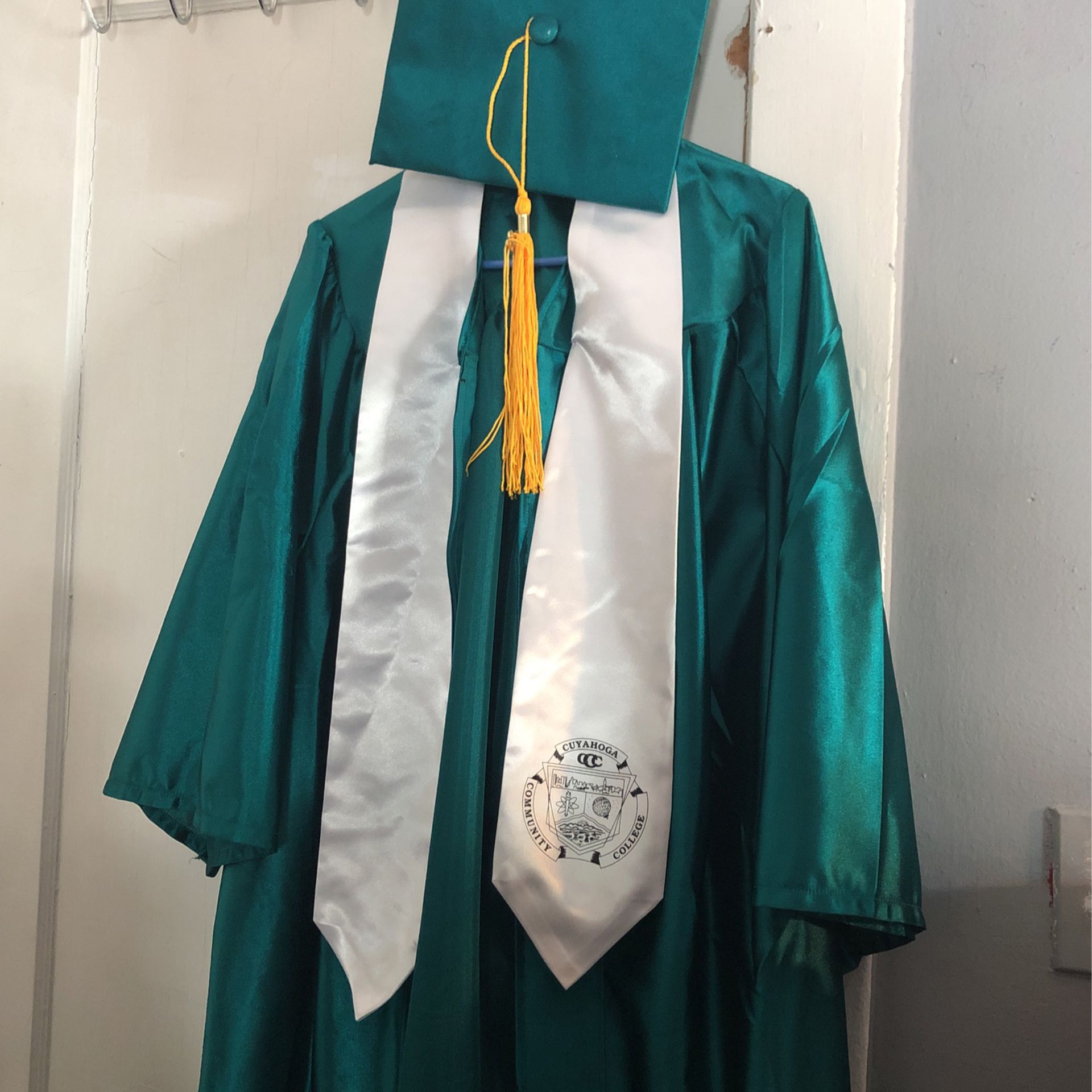 Graduation Cap, Gown And Tassel
