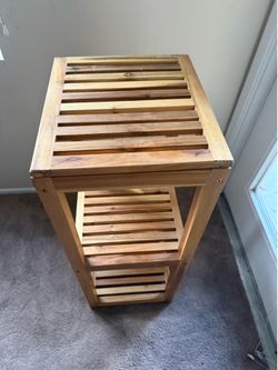 Wood shelf