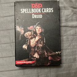 D&D Druid Spellbook Cards