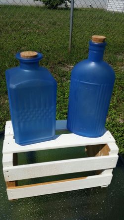 Vintage look bottles.