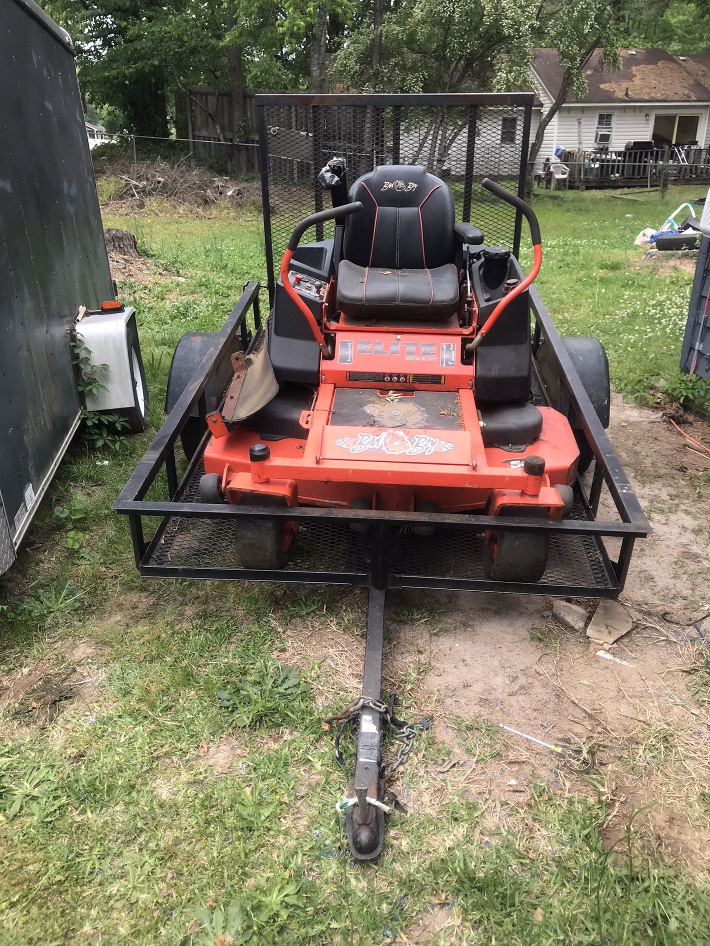 Used Bad Boy ZeroTurn and Trailer 