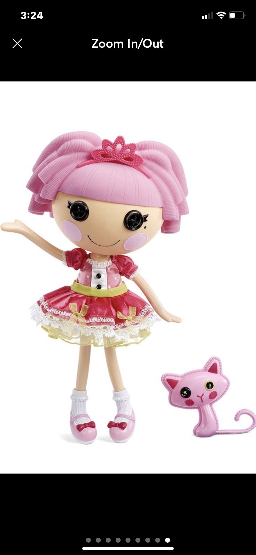 New! Jewel Sparkles Pink Lalaloopsy 13”H Doll