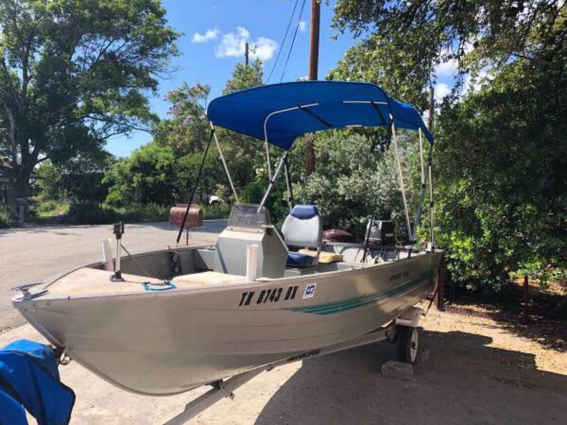 16’ Voyager Aluminum boat, ready to fish!