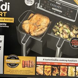 Ninja Foodie Smart  XL 2 Basket Air Fryer 