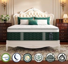 Luxury 10 Inch Twin XL Size Hybrid Bed Mattress in a box