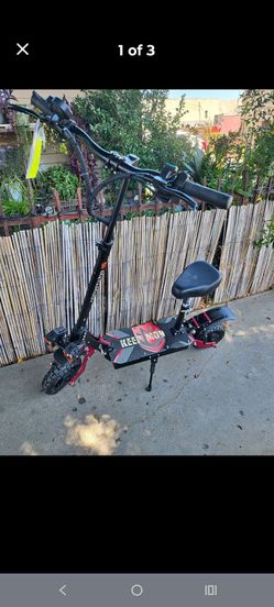 METAMOOV ELECTRIC SCOOTER DUAL MOTOR 2400W POWER-44MPH-RANGE 46 MILES
Dual motor 2400w peak
44mph speed
Up to 46 miles range
Full suspension 
Key star