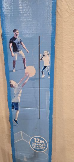 High Five Tetherball Set with a total assembled height of 9 feet