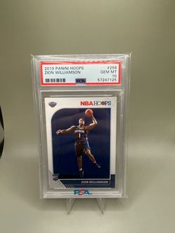 2019-20 Panini NBA Hoops - Zion Williamson #258 (RC) PSA 10 ROOKIE!