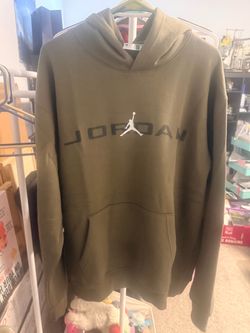 Jordan jumpman olive green hoodie XL NWT