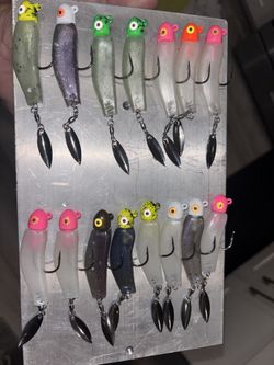 1/2oz Custom Tail Spins ($5 each)