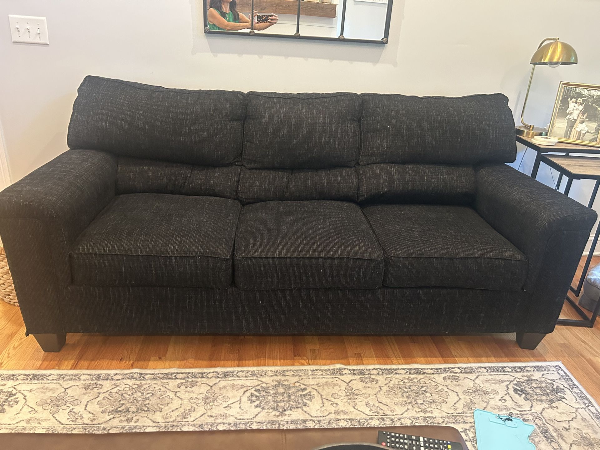 Couch And Oversized Chair. 