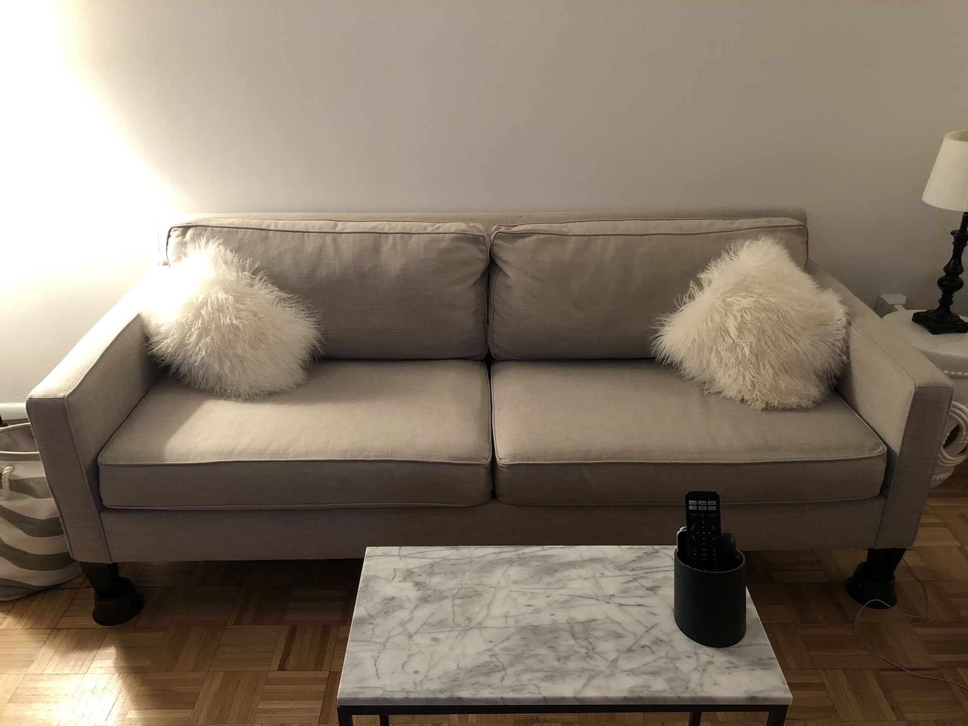 West Elm sofa